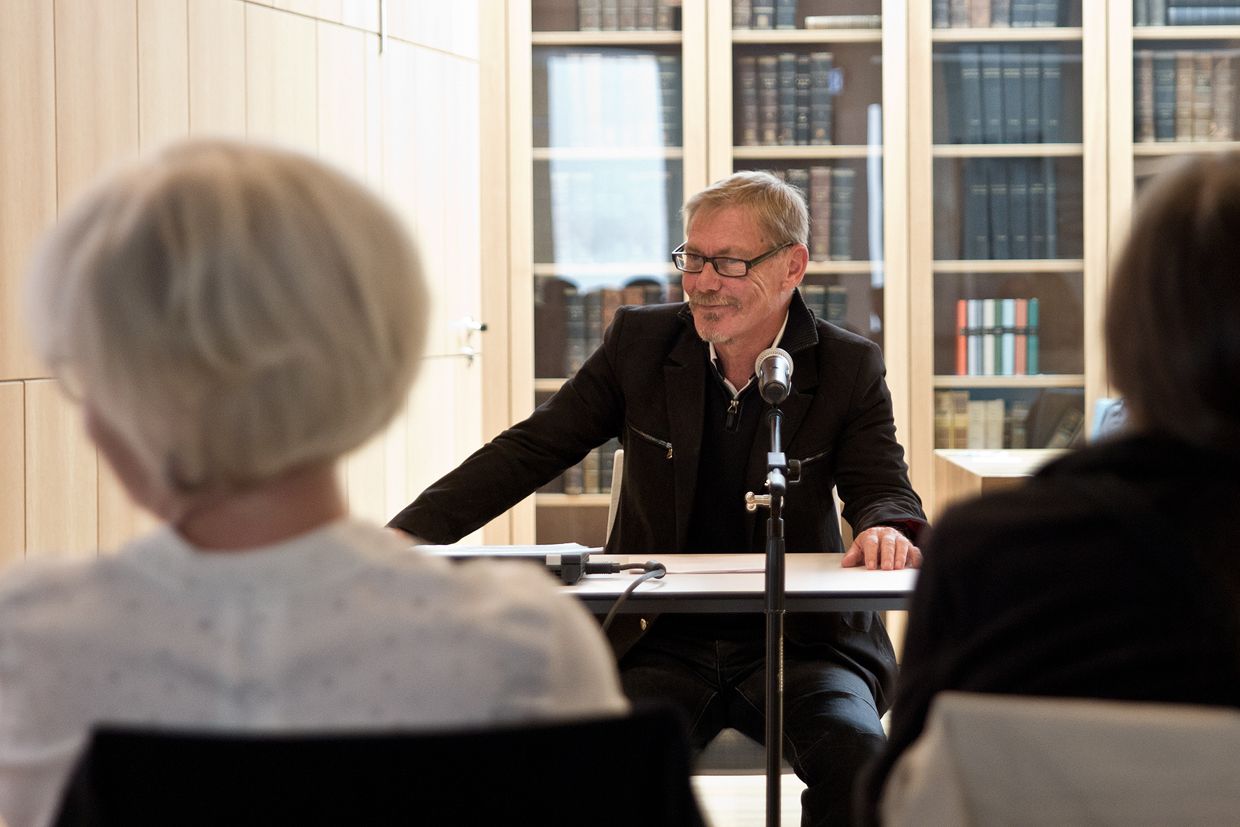 Gerald Höfer beim "Fest für die Poesie" der Literarischen Gesellschaft Thüringen 2018